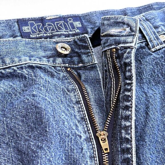 Kani Blue Baggy Carpenter Jeans 40x34 Men's Casual Denim - Picture 7 of 8